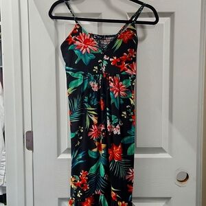 SM tropical maternity long dress